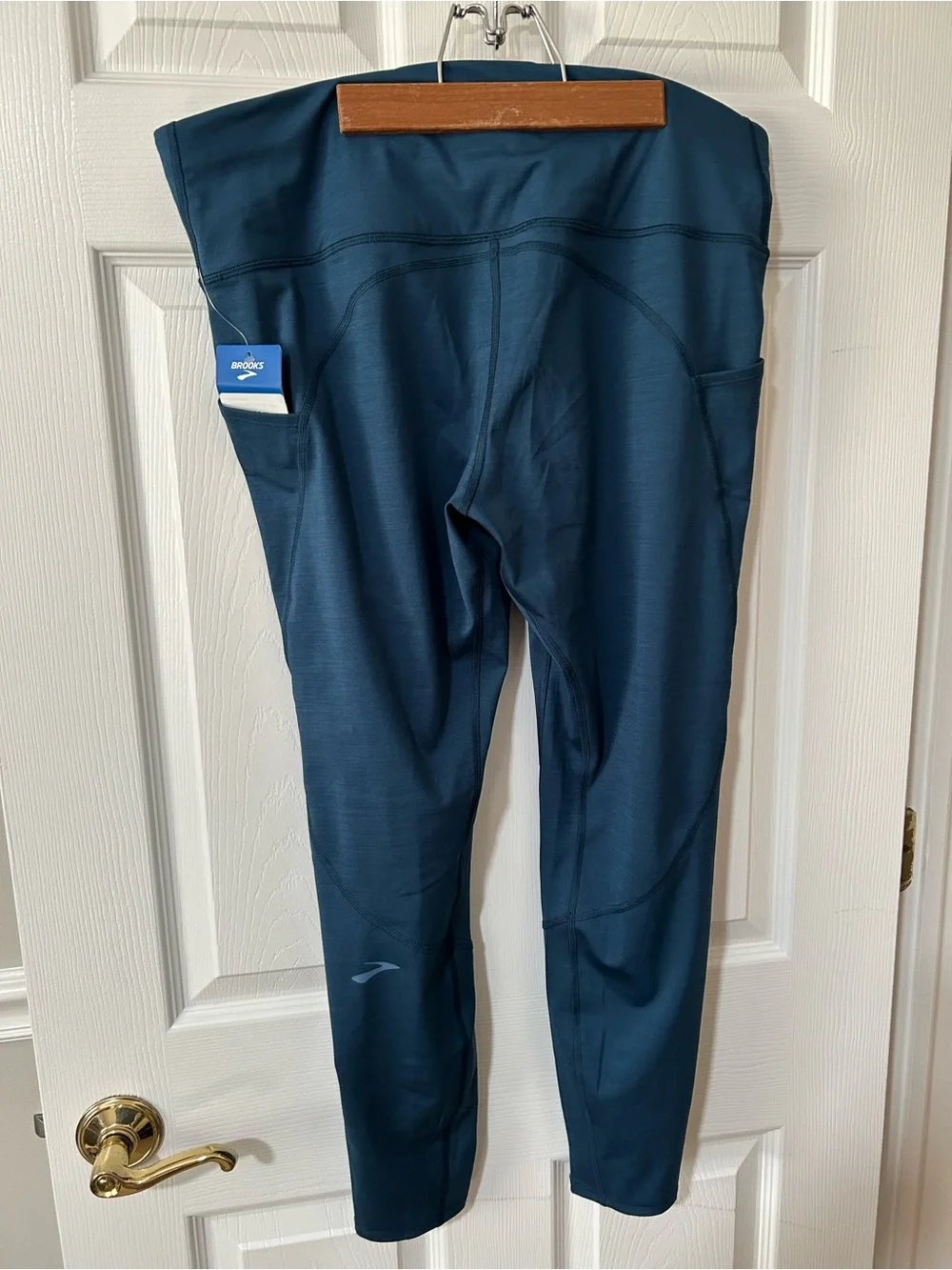 NWT Brooks XL Teal Performance Running Tights - Picture 6 of 9
